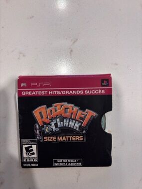 Nintendo Ratchet & Clank: Size Matters - Black and Pink Greatest Hits Sleeve